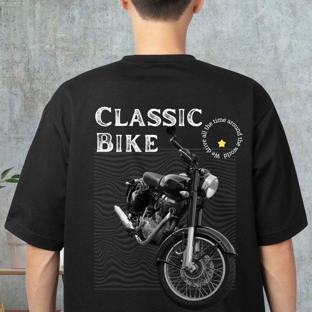 Classic Bike Oversized T-Shirt – Ride in Style