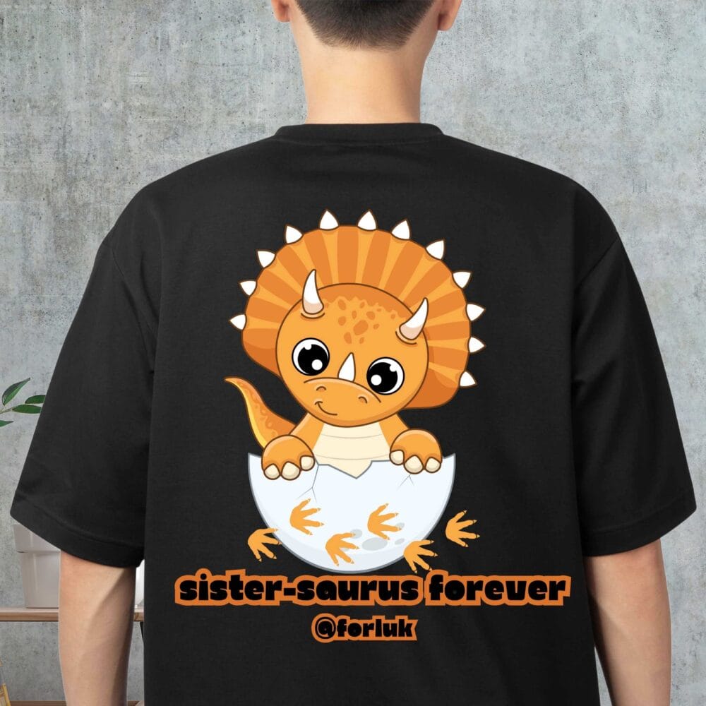 Hatch Some Fun – Sister-saurus Forever Tee - Image 4