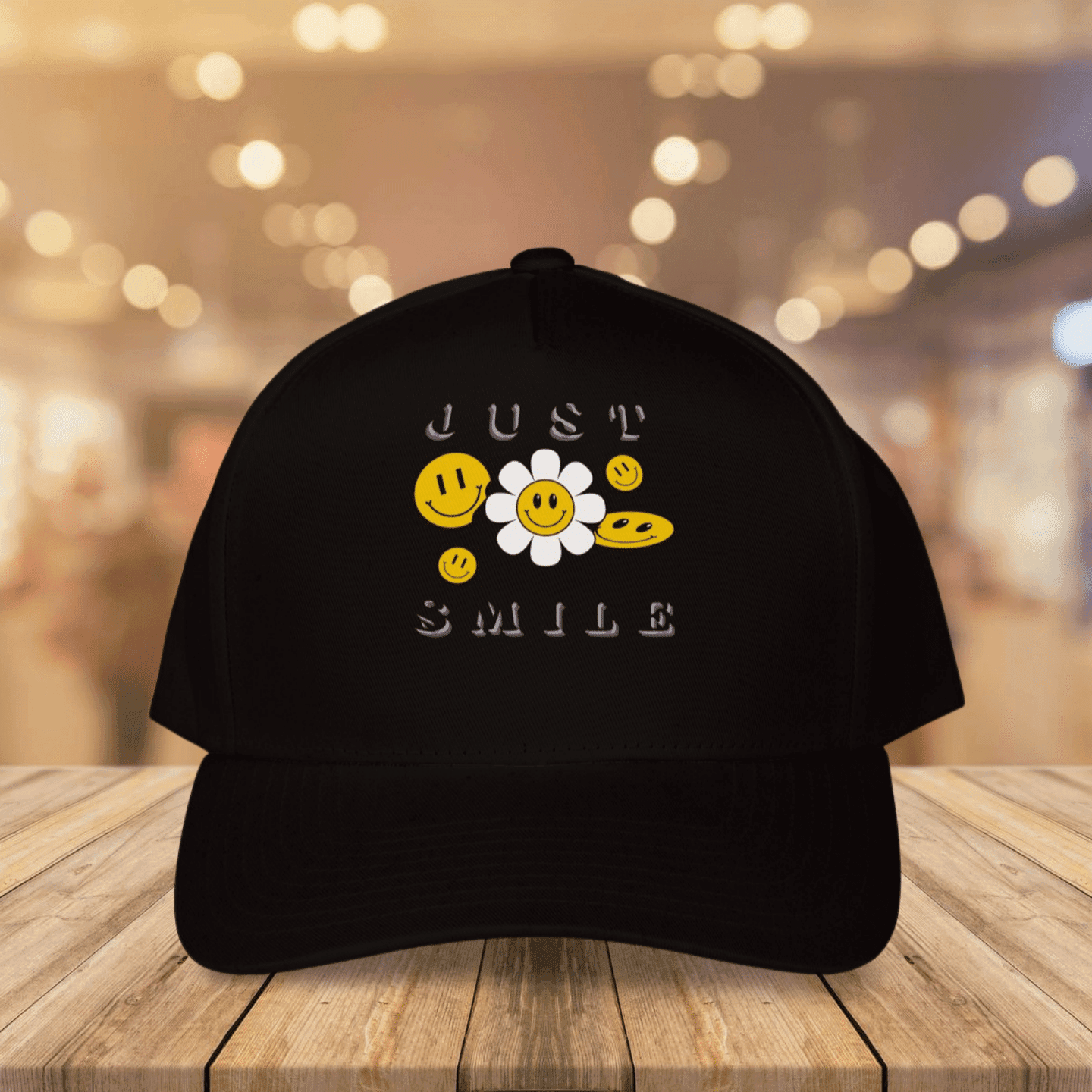 JUST SMILE Cap – Spread Positivity in Style - Image 5